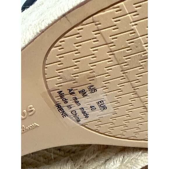 NEW Circus NY Sam Edelman Women's Sandals Wedge Black Platform Shoes Size 9 - Picture 8 of 8